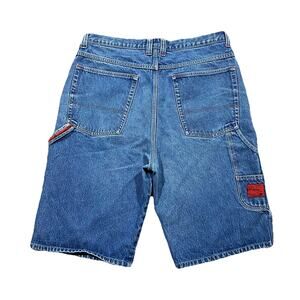 Northpeak Denim Work Shorts 36x13 Blue Carpenter Utility Y2K